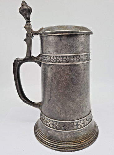 Vintage bierkrug mit - vintage:,