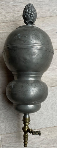 Zinn wasserfass wandbrunnen - zinn-wasserfass,,