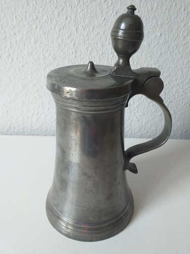 Zinn bierkrug jahrhundert - zinn, 18.jahrhundert