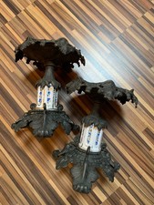 1 Paar Tafelaufsätze Zinn