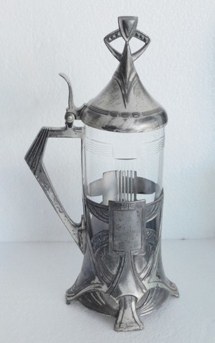 Jugendstil kanne krug wmf - jugendstil,