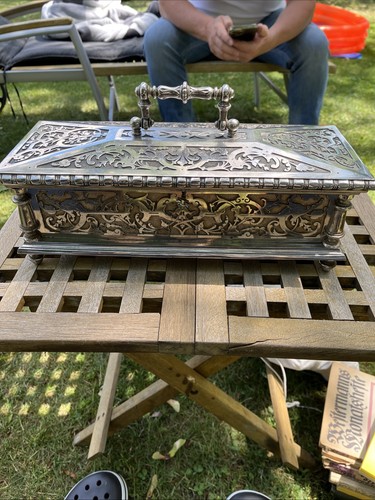 Wmf zinn metall schatulle - wmf,