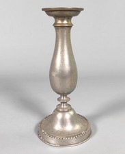 Biedermeier Zinn Kerzenhalter