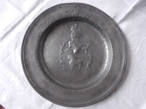Zinn teller antik anno 1670 - anno,
