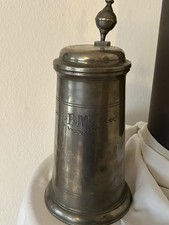 Alter Zinnkrug, 34 Cm Über1,6