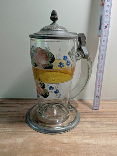 Hochzeitskrug glas zinn - glas/,