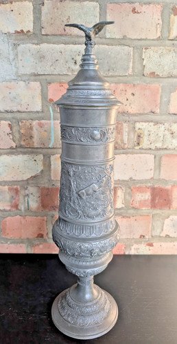 Pokal deckelhumpen aus zinn - deckelhumpen,