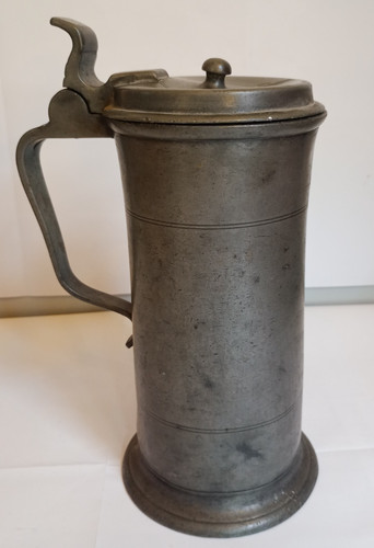 Antiker zinnkrug walzenkrug - antiker,