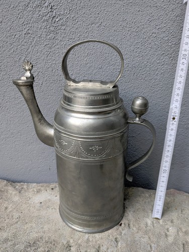 Erntekanne zinn sachsen - erntekanne,