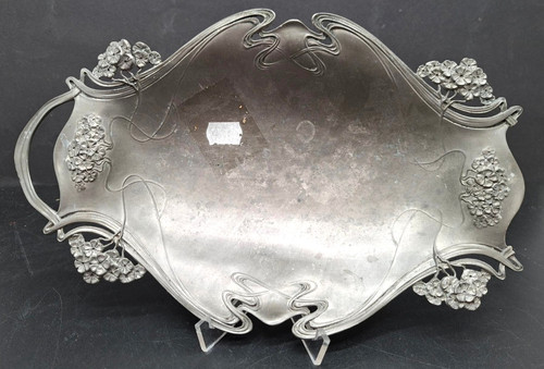 Antike jugendstil zinn schale - antike,
