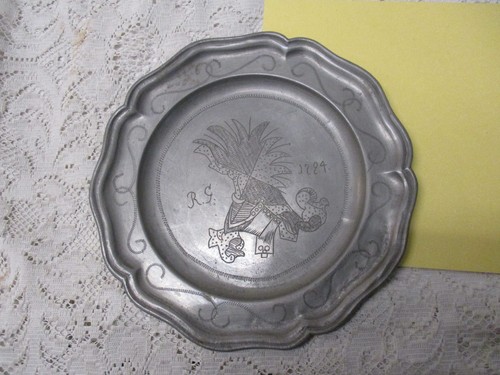 1794 heraldik zinn teller - 1794,