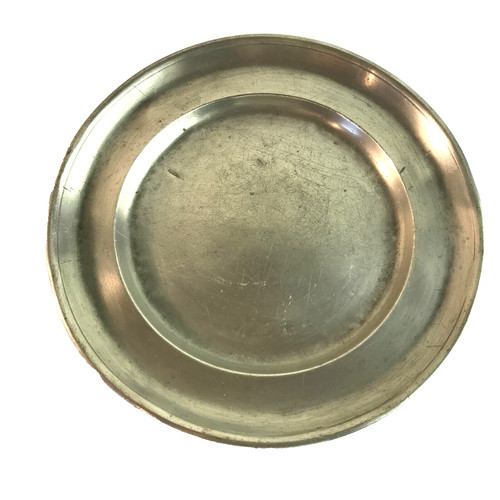 Vintage zinn teller - 22,3, cm