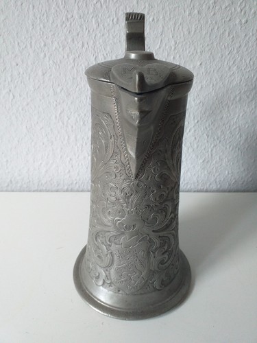 Zinn schnabelkanne barock - zinn,