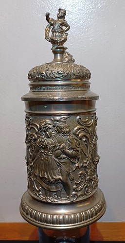 Zinn humpen aus der - zinn,