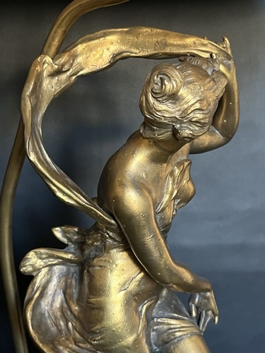 Jugendstil leuchte weiblich - leuchte,