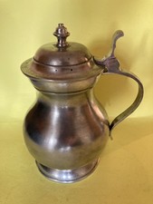 1x Zinn Kanne 619g 18cm hoch