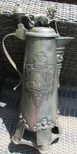 Deckel löwen zinnkrug - deckel,löwen,