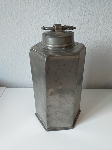 Zinn schraubkanne barock 18 - schraubkanne,