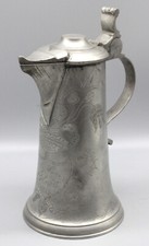 Zinnkanne Stitze datiert 1862