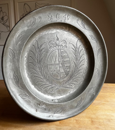 Antiker zinnteller 1708 1800 - antiker, 1708/1800