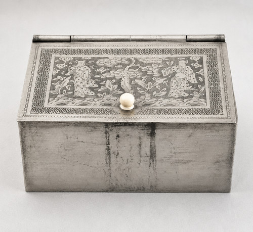 Zinn dose 1930er - 1930er, asiatisches