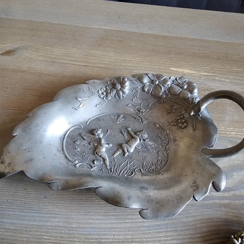 Jugendstil zinn schale - jugendstil,, zinn,