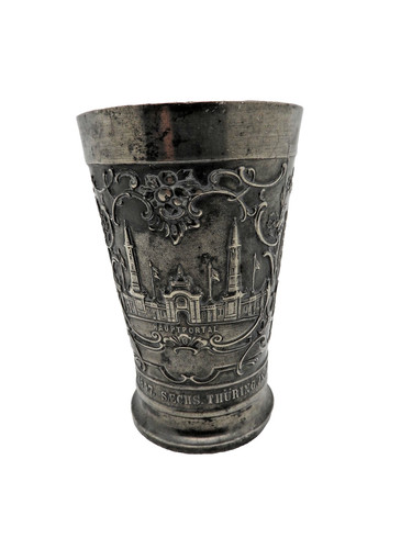 Antik becher zinnbecher - +antik+, /