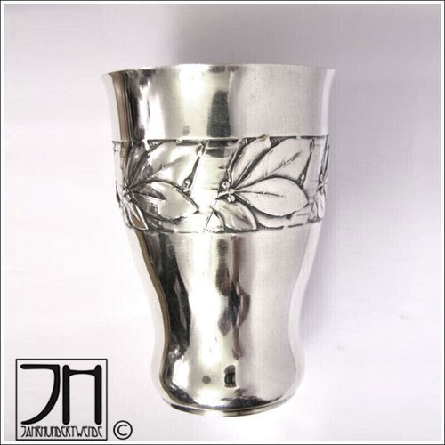 Jugendstil becher metall - becher,