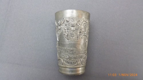 Zinn historismus becher - zinn,