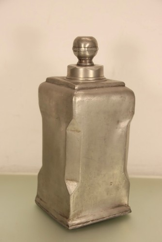 Antike zinn wasserflasche - antike,